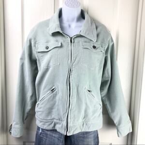 Cabela’s Mint Sea Foam Corduroy Trucker Jacket L